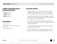 2023/24 Panini Impeccable Basketball NBA International Hobby Box