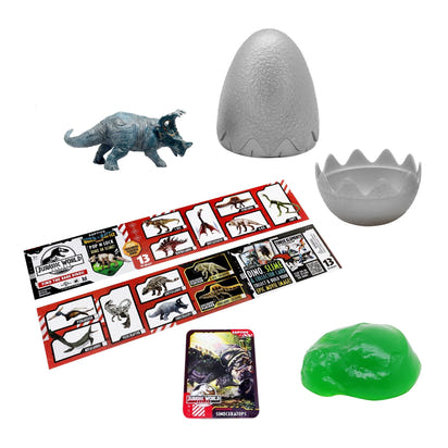 Jurassic World Rebirth Captivz Slime Egg Dinosaur Collectible Flocked Exclusive Ages 3+