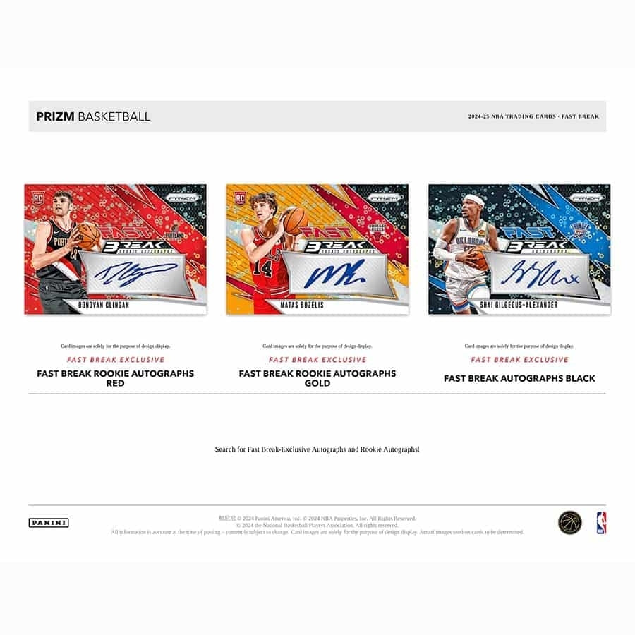 2024/25 Panini Prizm Basketball Fast Break NBA Pack