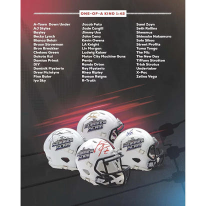 2025 Fanatics Under Wraps WWE SummerSlam Autographed Mini Helm Box