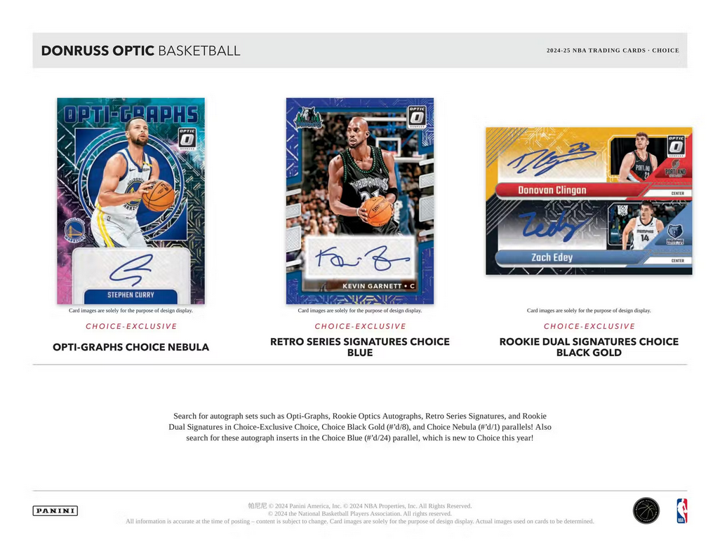 2024/25 Panini Donruss Optic Basketball NBA Choice Box
