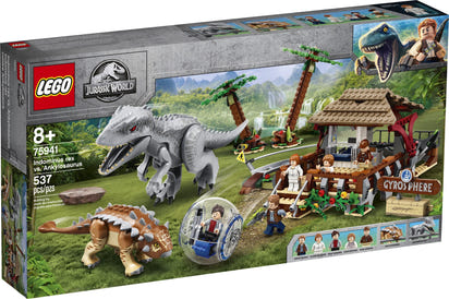 LEGO Jurassic World Indominus rex vs. Ankylosaurus 75941 Awesome Dinosaur Toy for Kids (537 Pieces)