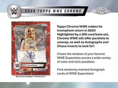 2025 Topps Chrome WWE Wrestling Blaster Box