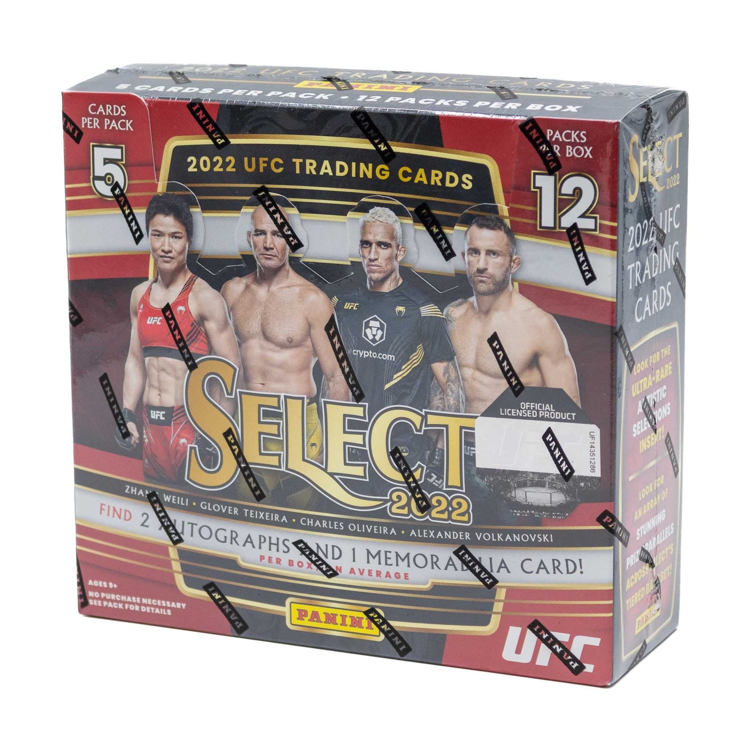 2022 Panini Select UFC Hobby Box