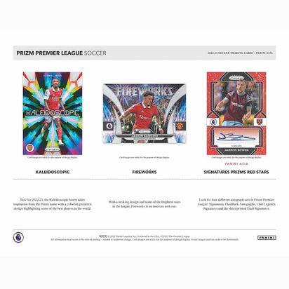 2022/23 Panini Prizm Premier League Soccer (Fußball) Asia Tmall Box