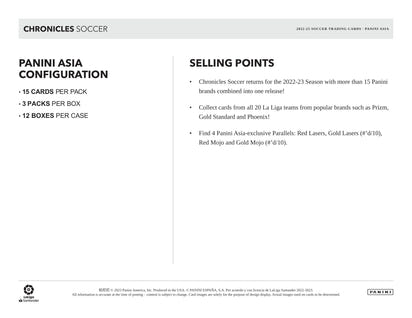 2022/23 Panini Chronicles Soccer (Fußball) Tmall Asia Box