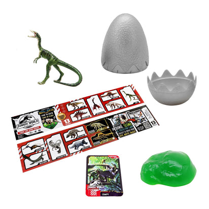 Jurassic World Rebirth Captivz Slime Egg Dinosaur Collectible Flocked Exclusive Ages 3+