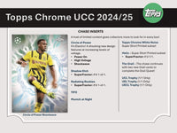 2024/25 Topps Chrome UEFA Club Competitions Soccer (Fußball) Hobby Box
