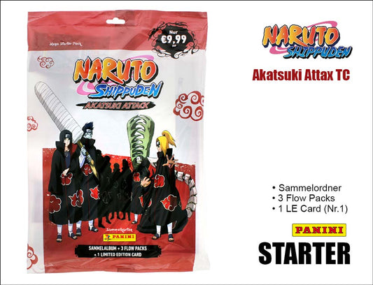 Naruto Shippuden Akatsuki Attax TC – STARTER