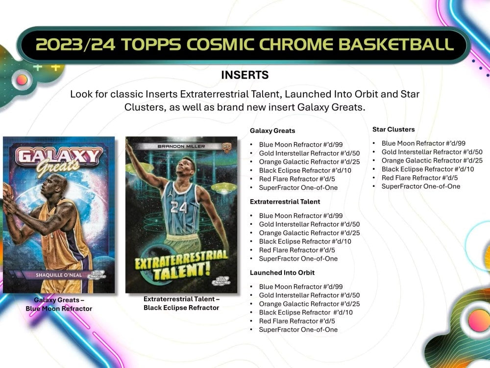 2023/24 Topps Cosmic Chrome Basketball Hobby Box