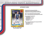 2025/26 Topps NBA Basketball Mega Box