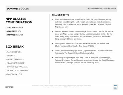 2024/25 Panini Donruss Soccer (Fußball) Blaster Box