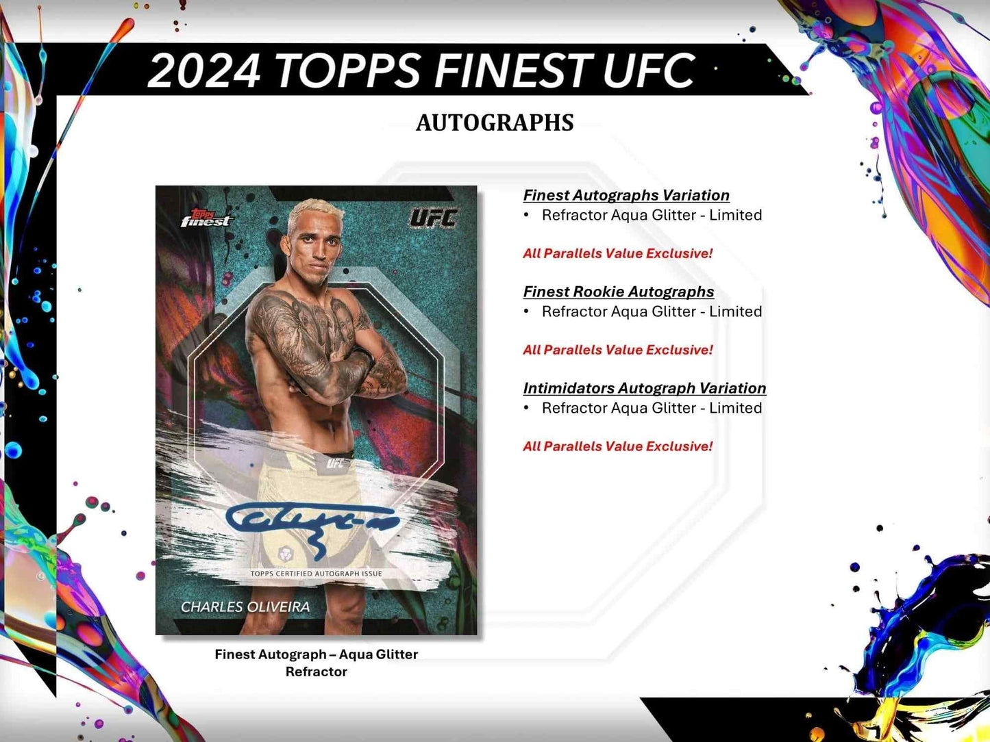 2024 Topps Finest UFC Blaster Box