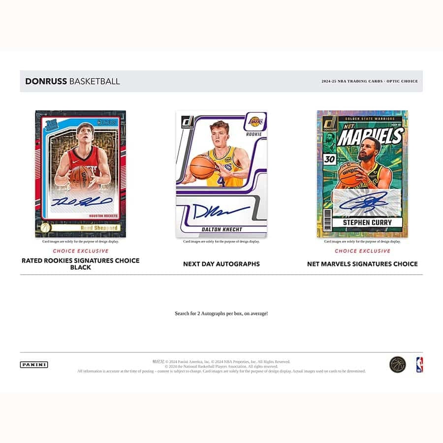 2024/25 Panini Donruss Choice Basketball NBA Hobby Box