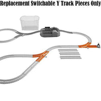 Replacement Parts for Thomas The Train - FXX69 ~ Thomas & Friends Trackmaster Builder Bucket ~ Replacement Switchable Y Track Pieces ~ 1 TL (Left Turn) 1 TR (Right Turn) ~ Orange