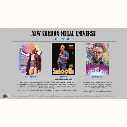 2025 Upper Deck AEW Skybox Metal Universe All Elite Wrestling Hobby Box