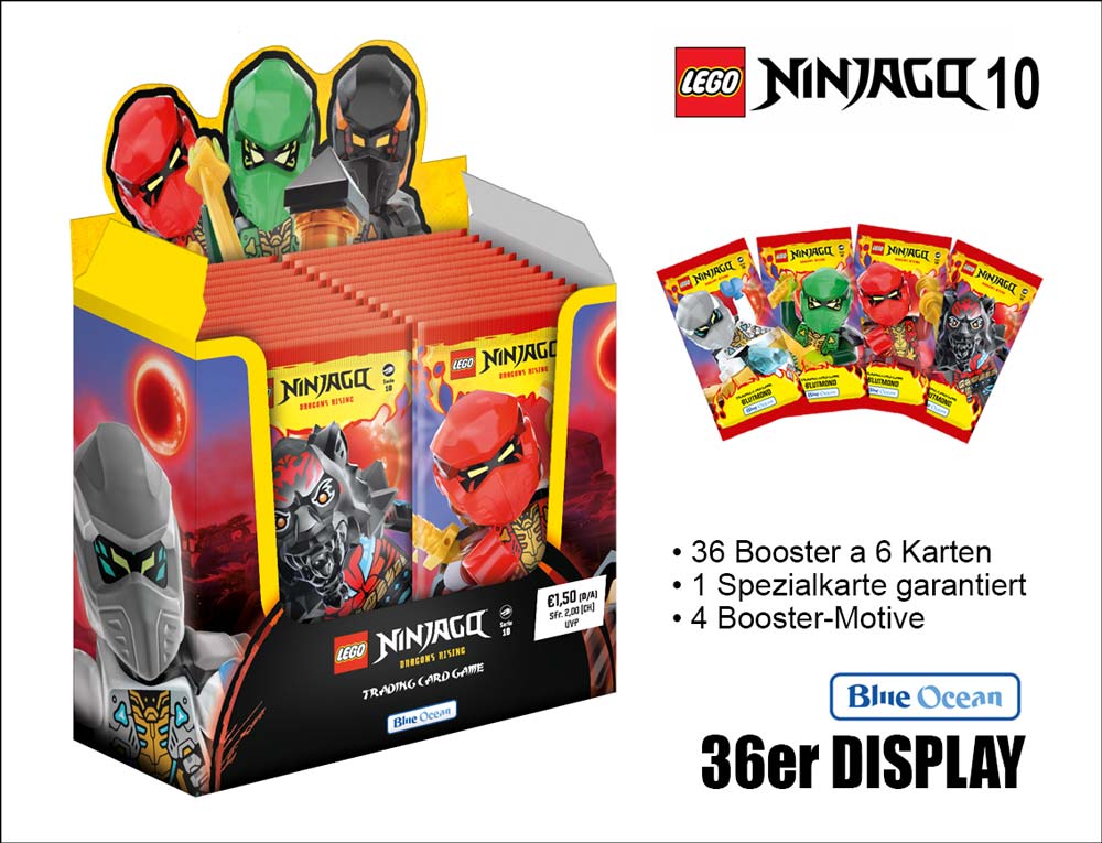 LEGO NINJAGO TC Serie 10 „Blutmond“ – 36er DISPLAY