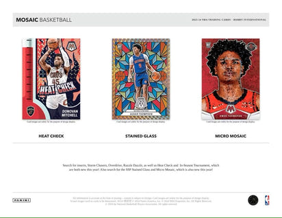 2023/24 Panini Mosaic Basketball NBA International Hobby Box