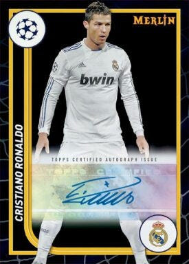 2023/24 Topps Merlin Chrome UEFA Club Competitions Soccer (Fussball) Blaster Box