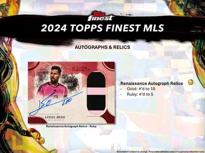 2024 Topps Finest MLS Soccer (Fussball) Hobby Box