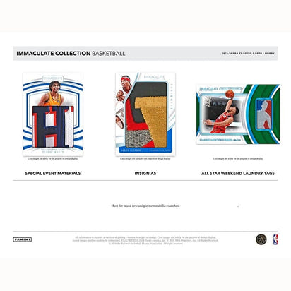 2023/24 Panini Immaculate Basketball NBA Hobby Box