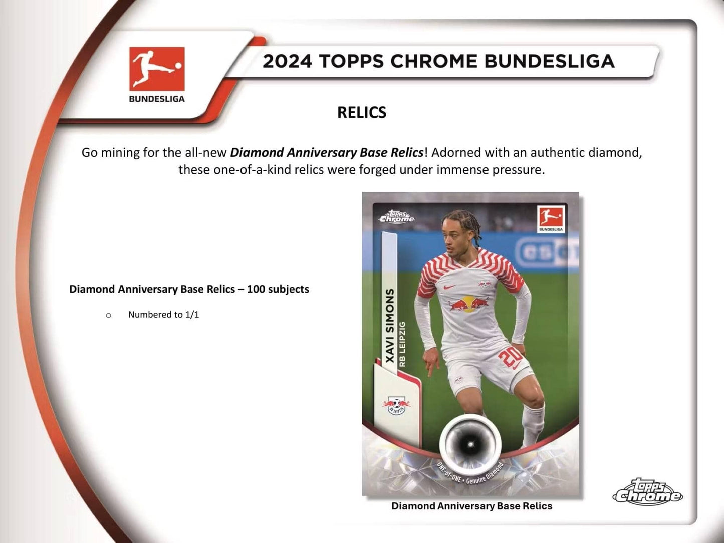 2023/24 Topps Chrome Bundesliga Soccer (Fussball) Hobby Pack