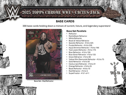2025 Topps Chrome WWE x Cactus Jack Hobby Pack