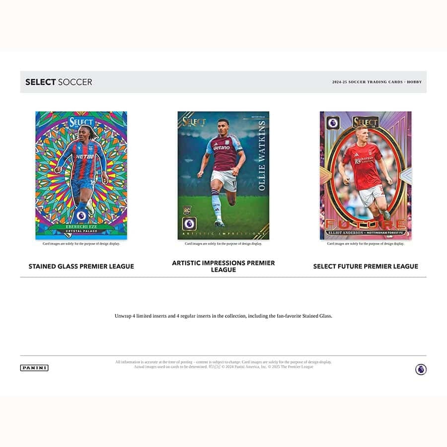 2024/25 Panini Select Premier League Soccer (Fußball) EPL Hobby Box