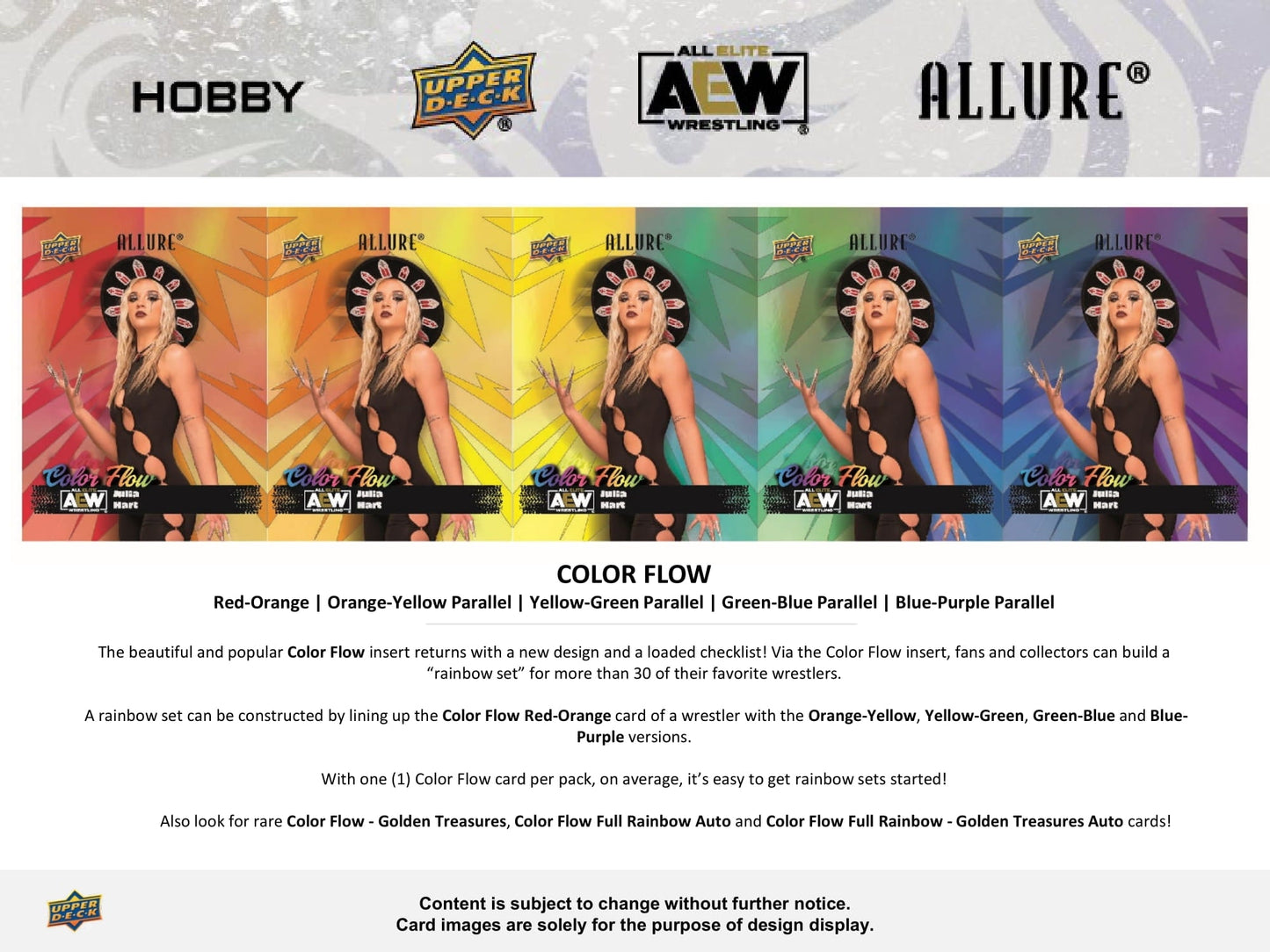 2024 Upper Deck AEW Allure Wrestling Hobby Box