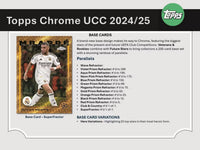 2024/25 Topps Chrome UEFA Club Competitions Soccer (Fußball) Blaster Box
