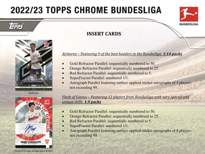 2022/23 Topps Chrome Bundesliga Soccer (Fussball) Hobby Box