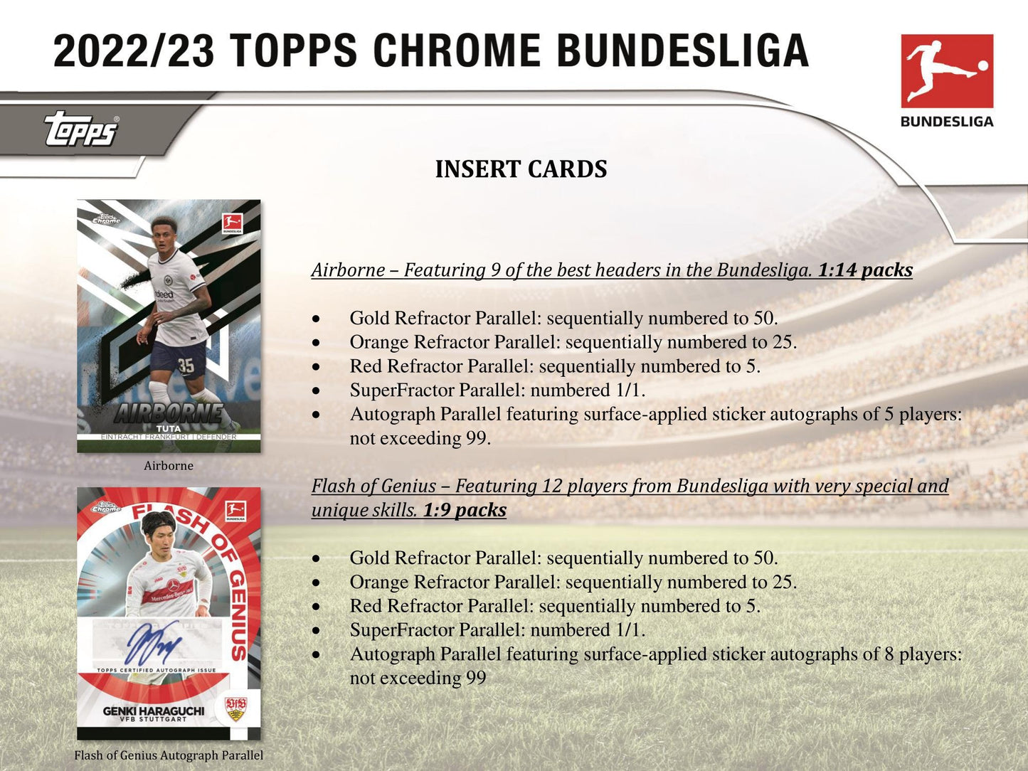 2022/23 Topps Chrome Bundesliga Soccer (Fussball) Hobby Box