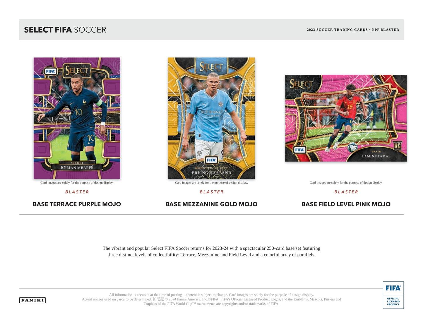 2023/24 Panini Select FIFA Soccer (Fußball) Blaster Box