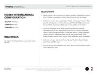 2024/25 Panini Mosaic Basketball NBA International Hobby Box