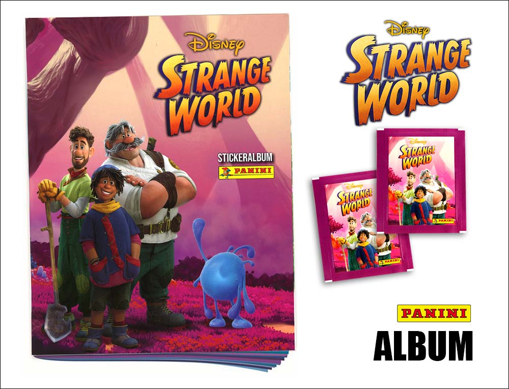 Disney Strange World Sticker & TC – SAMMELALBUM