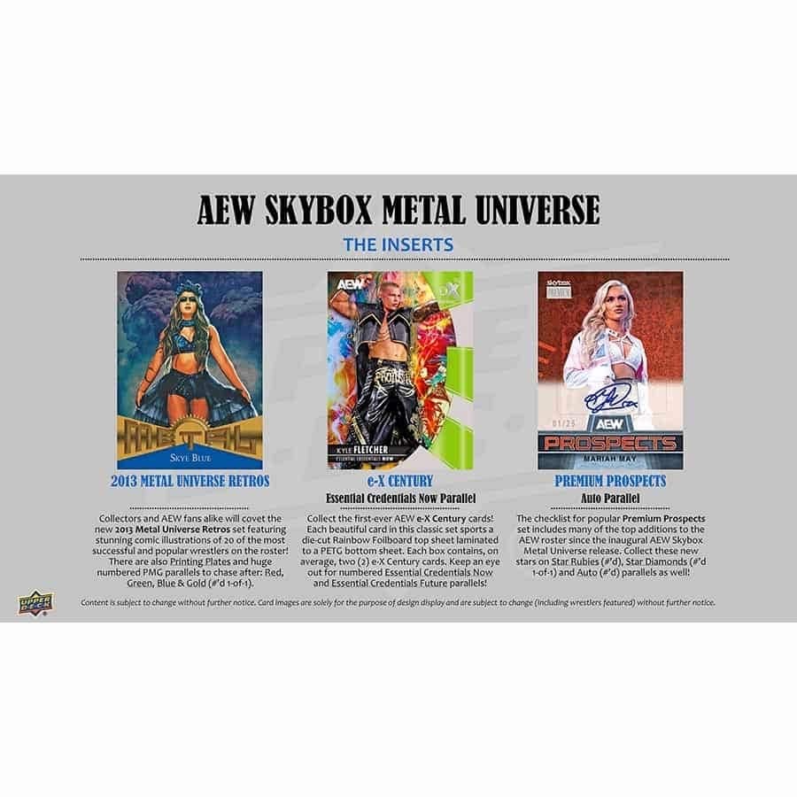 2025 Upper Deck AEW Skybox Metal Universe All Elite Wrestling Hobby Pack
