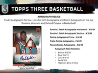 2023/24 Topps Three Basketball Hobby Box