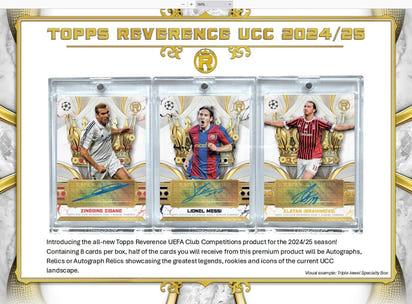2024/25 Topps Reverence UEFA Club Competitions Soccer Hobby Box