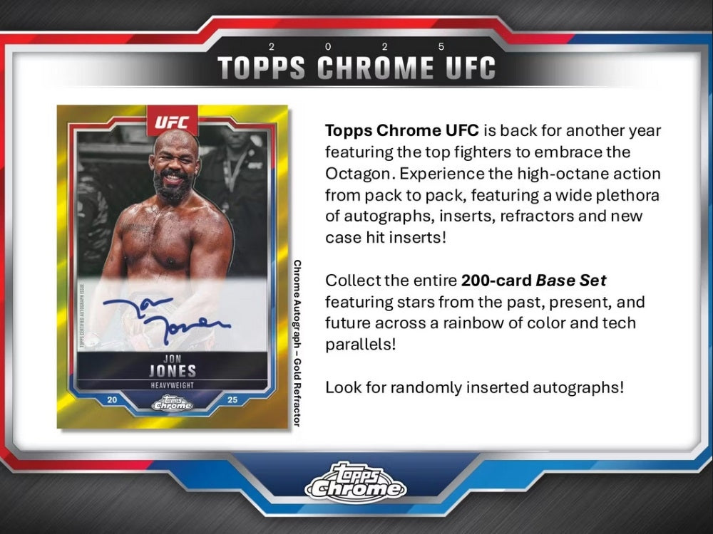 2025 Topps Chrome UFC Blaster Box