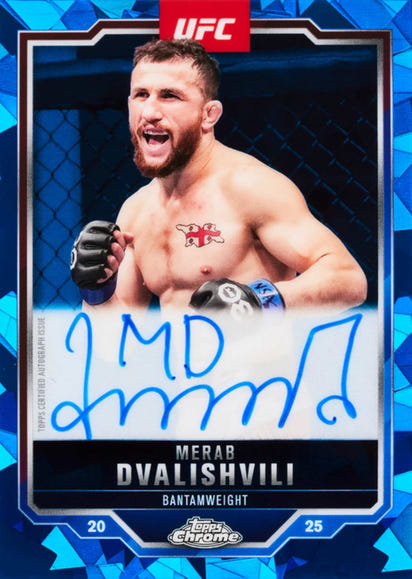 2025 Topps Chrome UFC Sapphire Edition Box