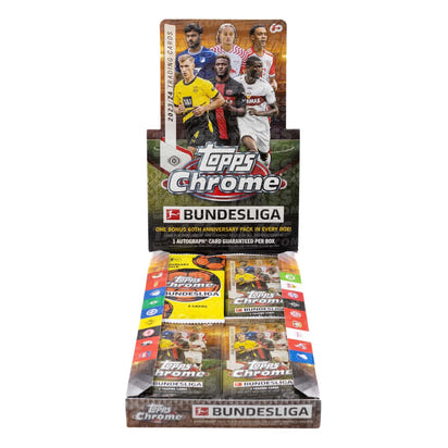 2023/24 Topps Chrome Bundesliga Soccer (Fussball) Hobby Pack