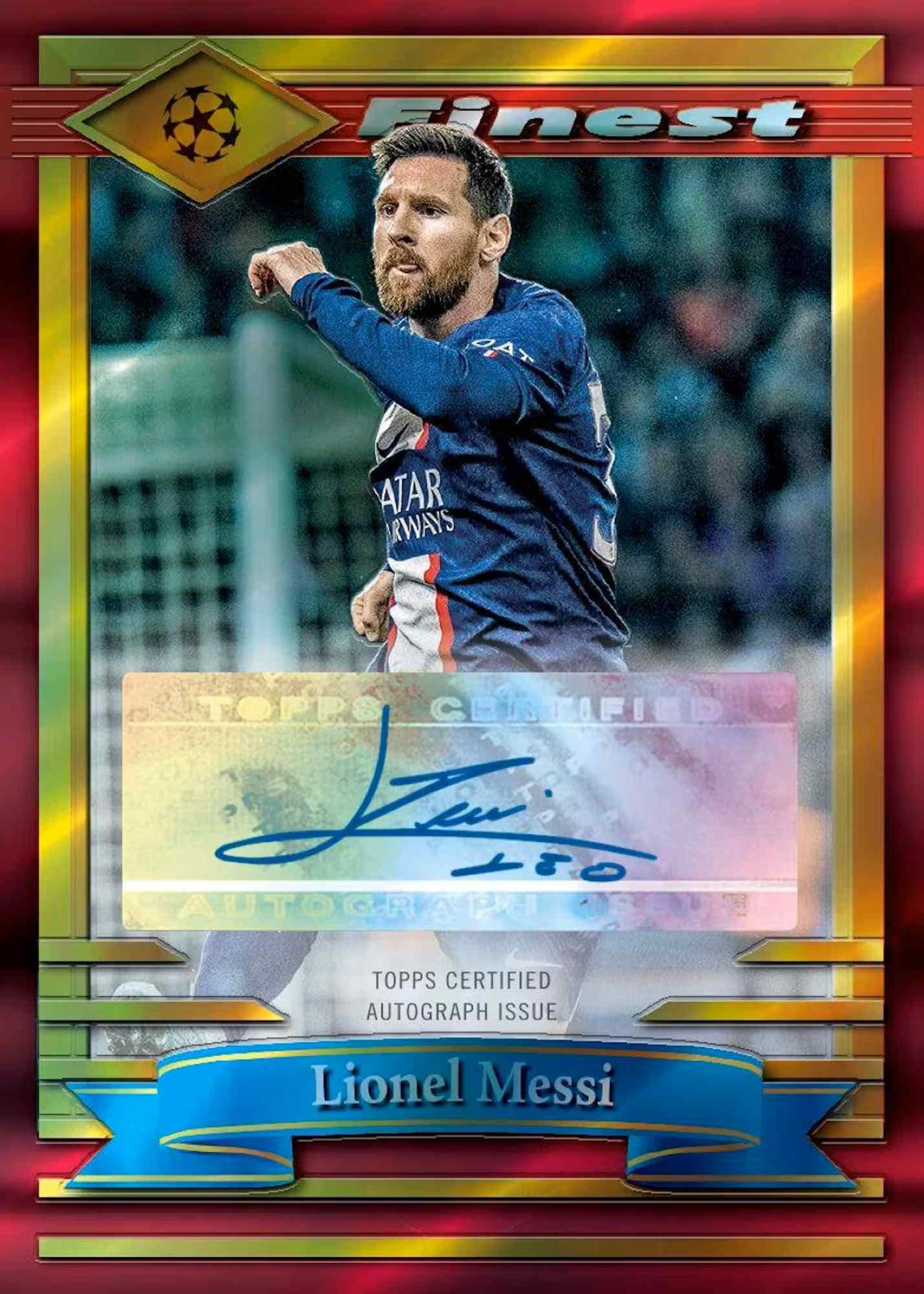 2022/23 Topps Finest Flashbacks UEFA Club Competitions Soccer (Fussball) Hobby Box