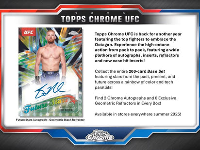 2025 Topps Chrome UFC Breaker Delight Box