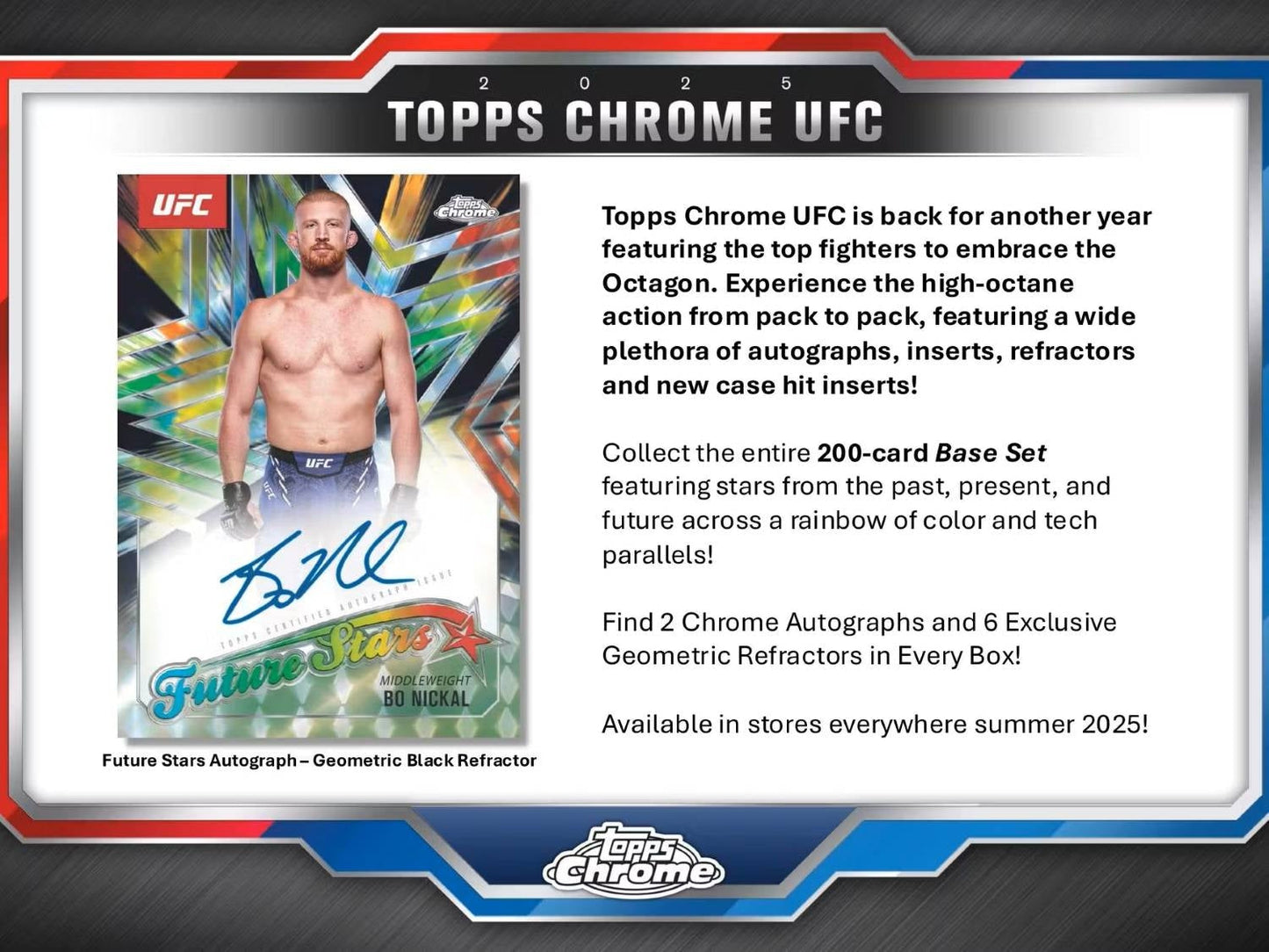 2025 Topps Chrome UFC Breaker Delight Box