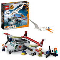 LEGO Jurassic World Quetzalcoatlus Plane Ambush Set 76947, with Dinosaur Toy Figure and Airplane Model, 2022 Movie Inspired