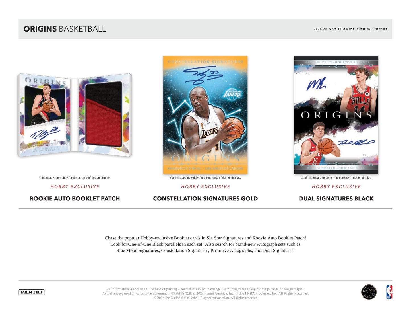 2024/25 Panini Origins Basketball NBA Hobby Box