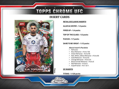 2025 Topps Chrome UFC Blaster Box
