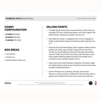 2024/25 Panini Donruss Optic Basketball NBA Hobby Box