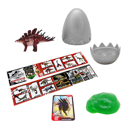 Jurassic World Rebirth Captivz Slime Egg Dinosaur Collectible Flocked Exclusive Ages 3+