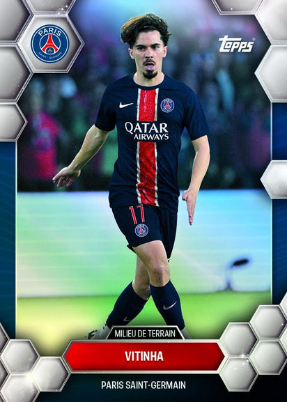2024/25 Topps Paris Saint Germain Official PSG Fan-Set Hanger Box